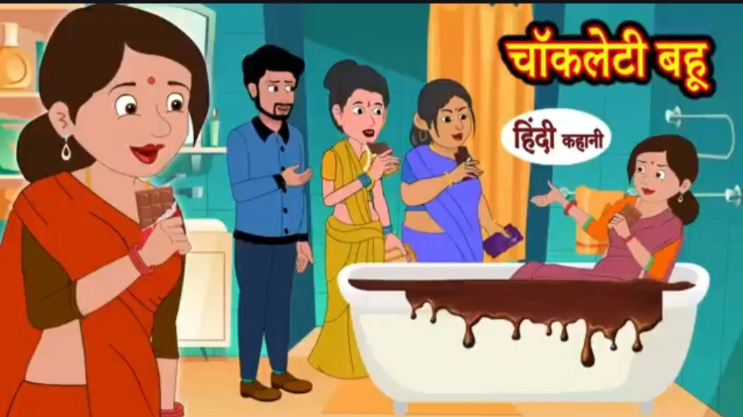 ⁣Story चॉकलेटी बहू _ Hindi Stories _ Saas Bahu Stories _ Moral Stories in Hindi _ Bedtime Kahani(360P